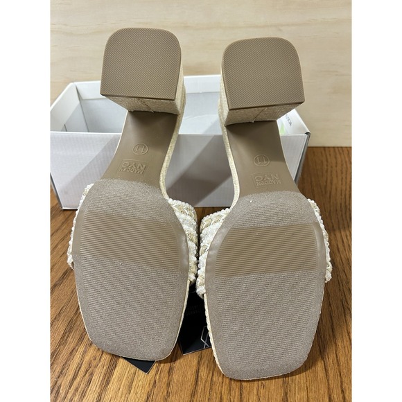 MADDEN NYC Women's Heeled Slide  Sandals Size 11 Foam Inside - Picture 3 of 7